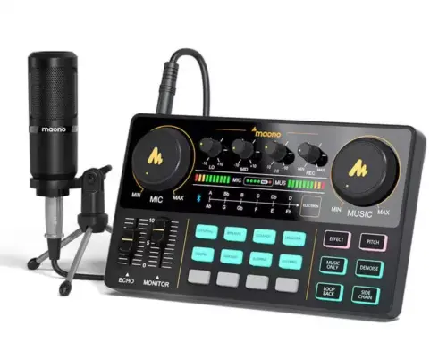 Podcaster Mixer og Mikrofon (225,- pr. døgn)